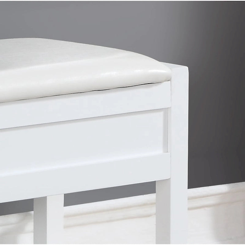 Rouen Seating Bench with Shoe Storage, Espresso