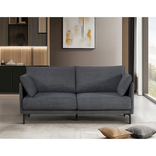  - 2.5-Seater Sofa with USB Charging Port & Metal Legs