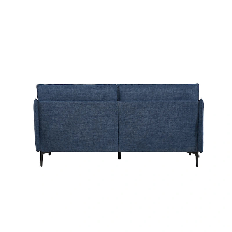- 2.5-Seater Sofa with USB Charging Port & Metal Legs