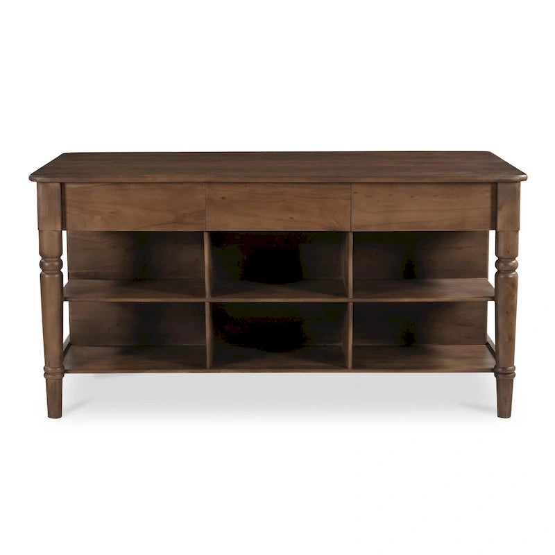 Cove, Wooden Kitchen Island with Storage - 72W x40.5D x36.5H