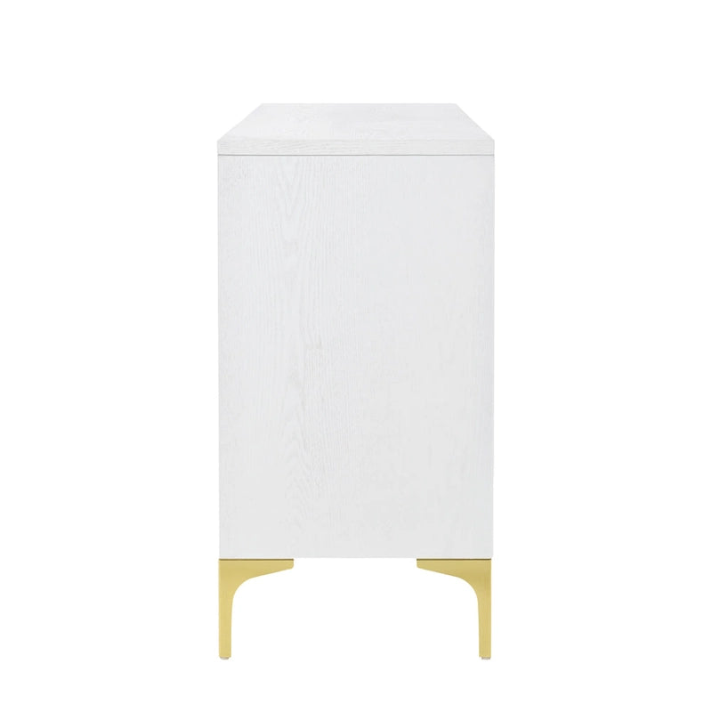 4-door Sideboard Handleless Buffet Cabinet for Dining Room,Living Room