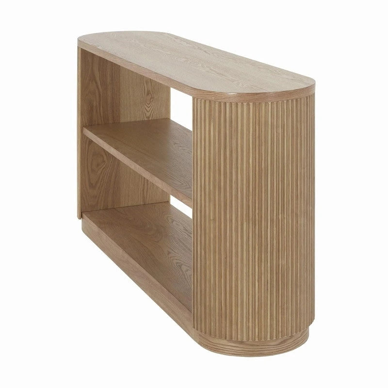 58.9 Modern Entryway Console Table, Slim Sofa Table with Open Shelf for Multi-Functional Use