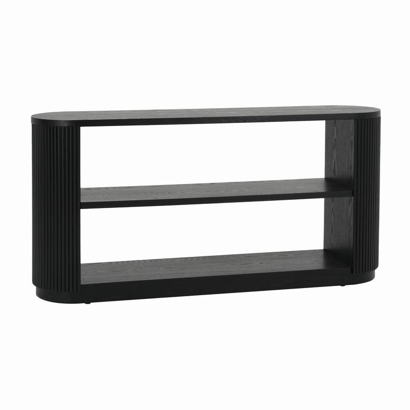 58.9 Modern Entryway Console Table, Slim Sofa Table with Open Shelf for Multi-Functional Use