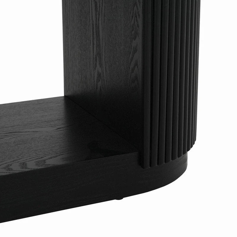 58.9 Modern Entryway Console Table, Slim Sofa Table with Open Shelf for Multi-Functional Use