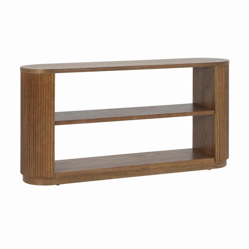 58.9 Modern Entryway Console Table, Slim Sofa Table with Open Shelf for Multi-Functional Use