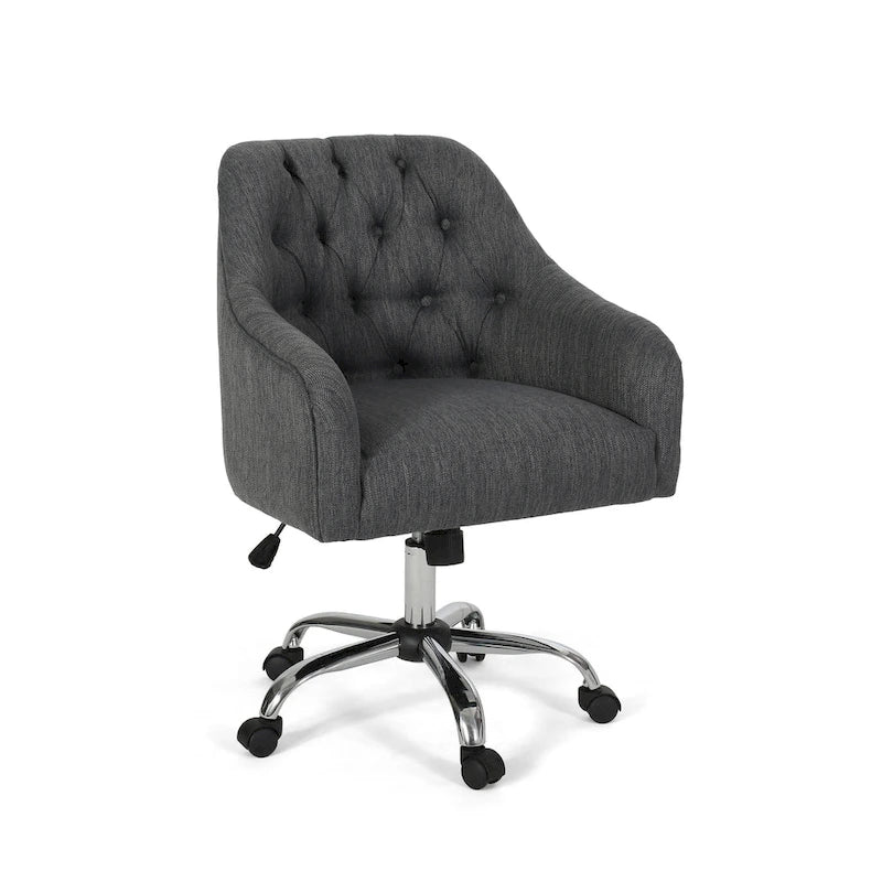 Barbour Upholstered Swivel Office Chair by  - N/A