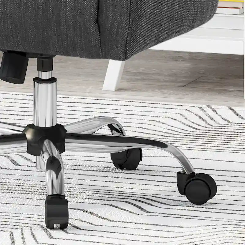 Barbour Upholstered Swivel Office Chair by  - N/A