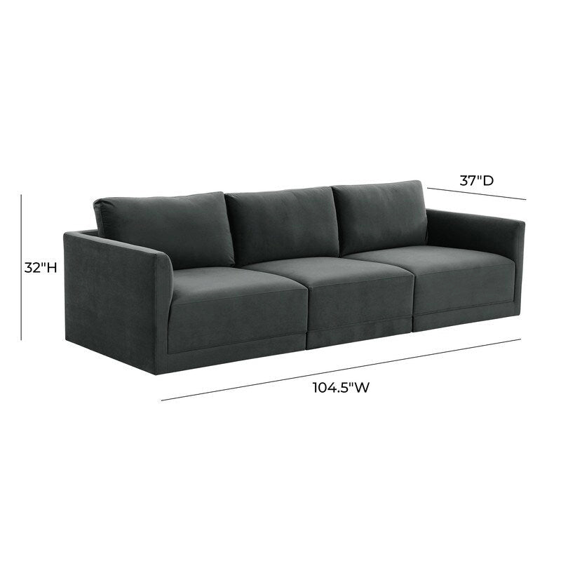 Willow Modular 3 Piece Sofa