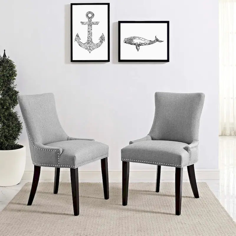 Marquis Set of 2 Fabric Dining Side Chair