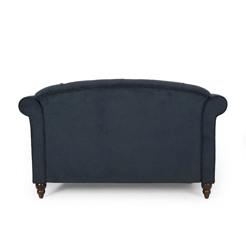 Freas Contemporary Tufted Double Chaise Lounge with Accent Pillows by  - 63.00 L x 58.50 W x 34.50 H