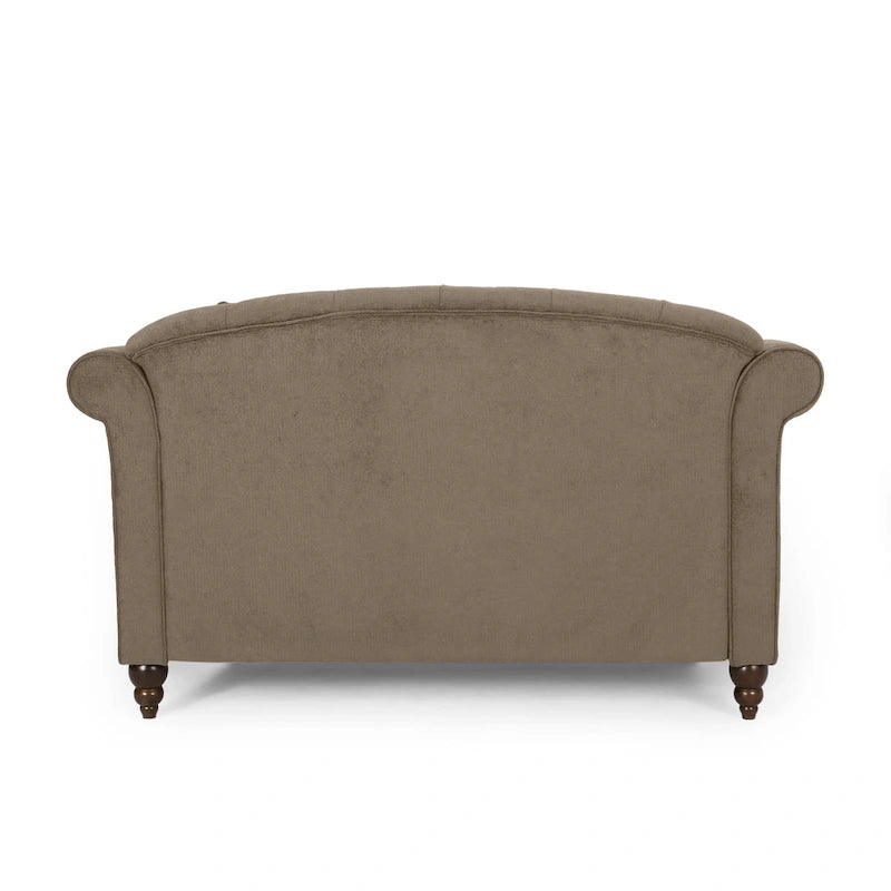 Freas Contemporary Tufted Double Chaise Lounge with Accent Pillows by  - 63.00 L x 58.50 W x 34.50 H