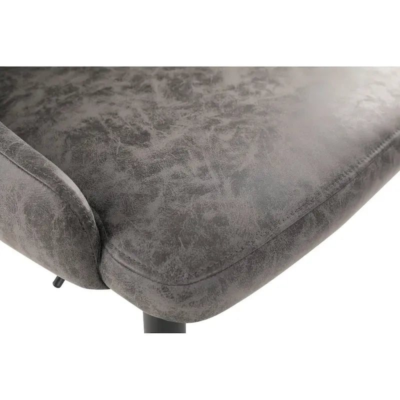 Sylmar Height Adjustable Stool in Faux Leather