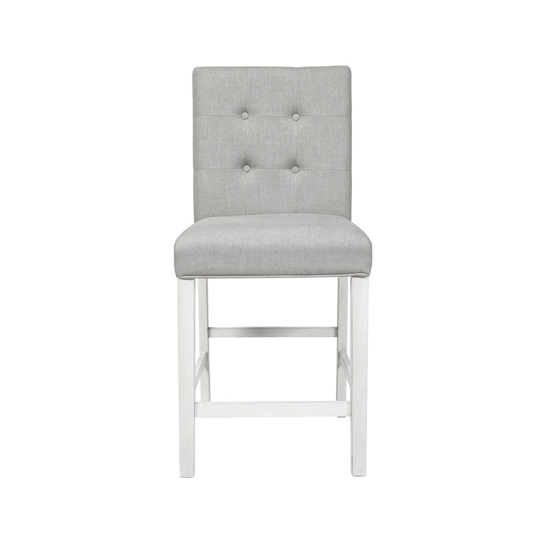Tia Modern Tufted Grey Counter Chairs (Set of 2) by