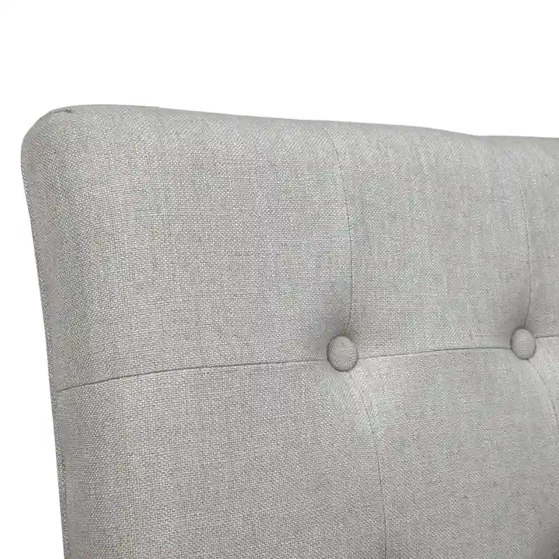 Tia Modern Tufted Grey Counter Chairs (Set of 2) by