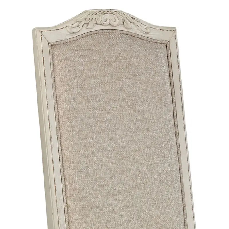 Caelum Farmhouse Antique White Dining Chairs (Set of 2)