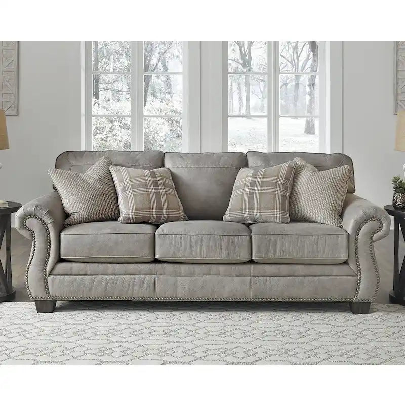  Olsberg Steel Sofa - 91 W x 38 D x 38 H