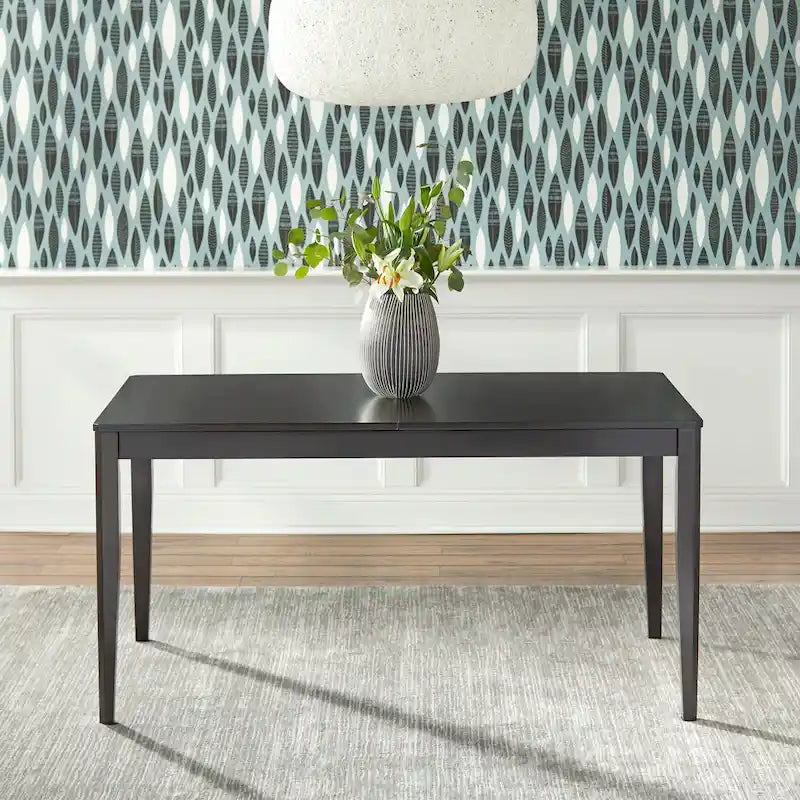 Tilo Grey Faux Leather and Wengewood 7-piece Dining Set