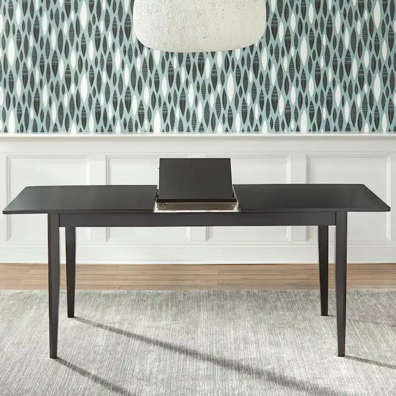 Tilo Grey Faux Leather and Wengewood 7-piece Dining Set