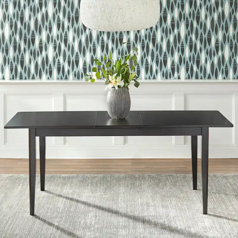 Tilo Grey Faux Leather and Wengewood 7-piece Dining Set