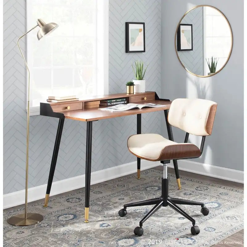 Leksand Simple Mid-century Modern Office Chair