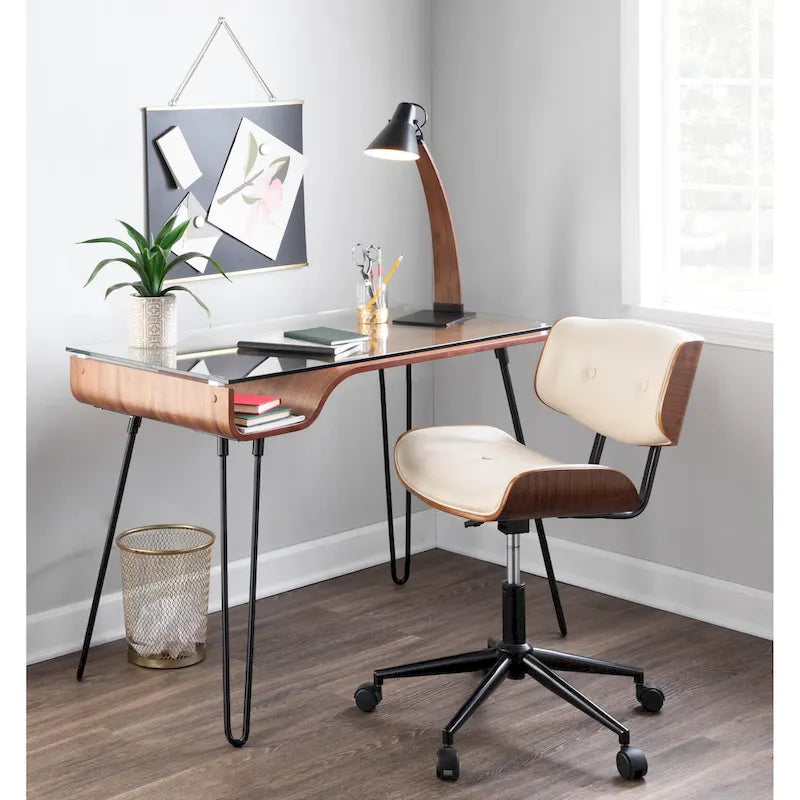 Leksand Simple Mid-century Modern Office Chair
