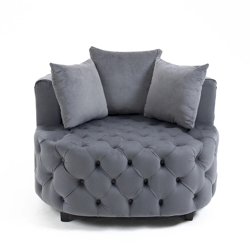 Accent Chair / Classical Barrel Chair for living room / Modern Leisure Chair
