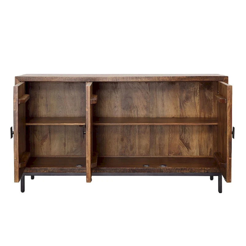 Brantley 63 Wide 2-Drawer Sideboard, Brown