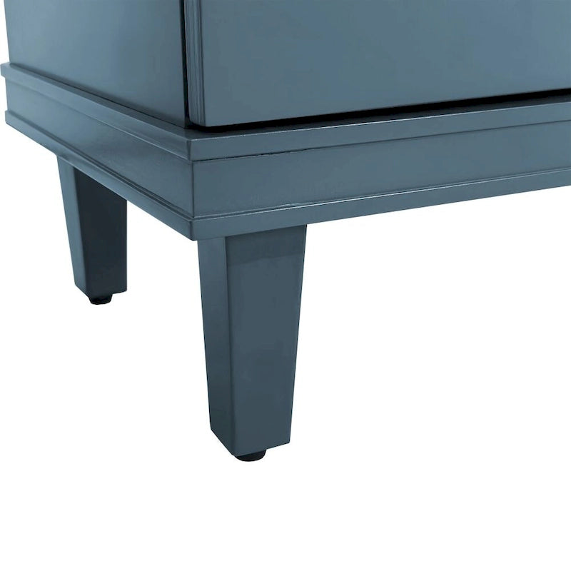 70.07Large 4-Door Cabinet, Modern Storage Cabinet Sideboard with Adjustable Shelves, Wood Accent Cabinet Buffet Cabinet