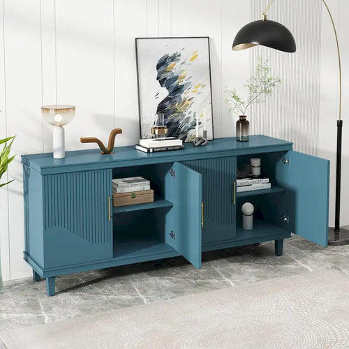4-Door Cabinet,for Living Room,Kitchen,Bedroom