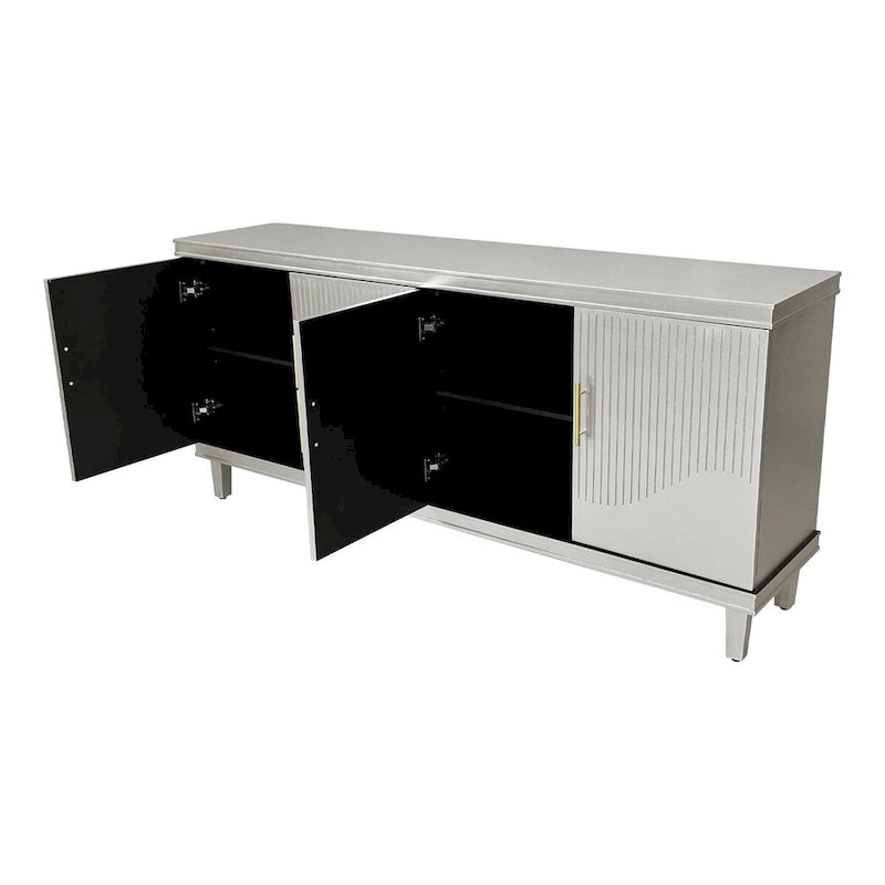 4-Door Cabinet,for Living Room,Kitchen,Bedroom