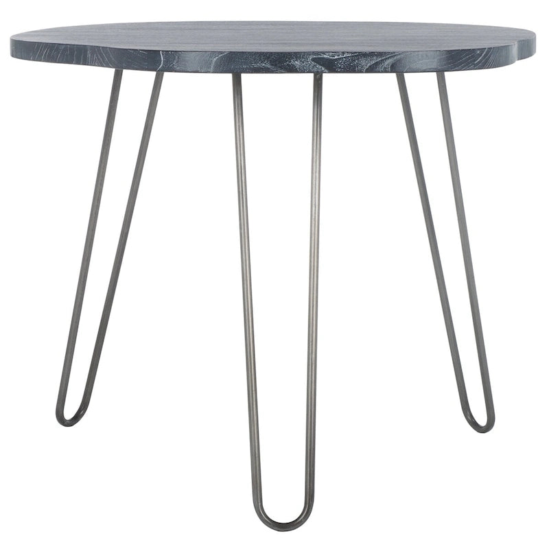 Lozka Wood Top Grey / White Wash Dining Table - 39.4 x 35.4 x 29.9 - 39Wx35Dx30H