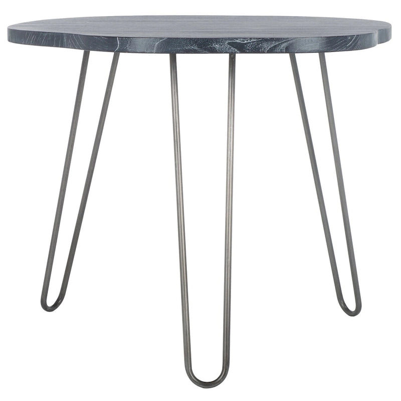 Lozka Wood Top Grey / White Wash Dining Table - 39.4 x 35.4 x 29.9 - 39Wx35Dx30H