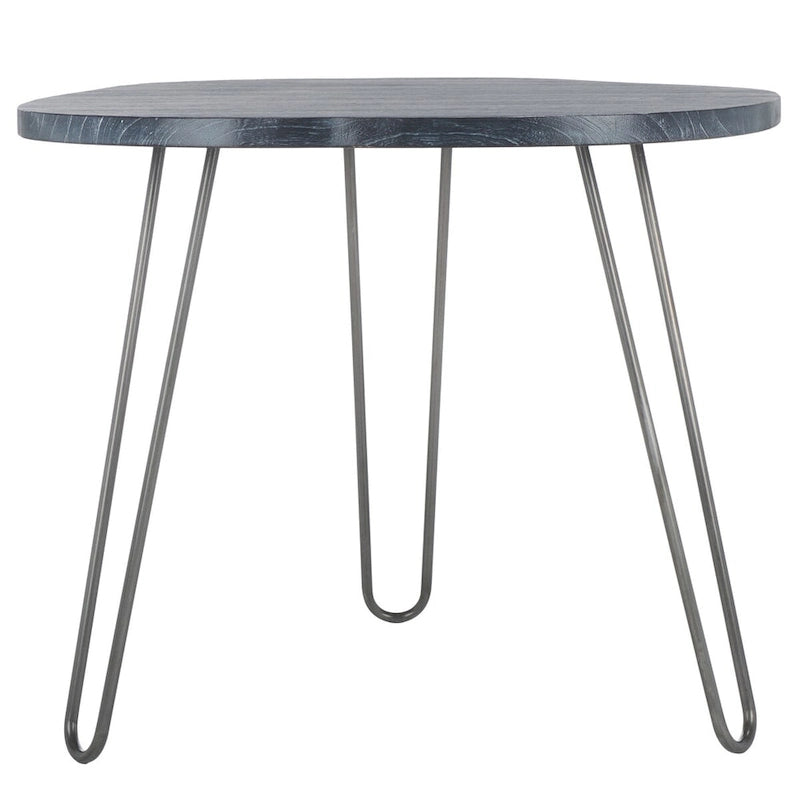 Lozka Wood Top Grey / White Wash Dining Table - 39.4 x 35.4 x 29.9 - 39Wx35Dx30H